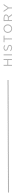 Text displaying the word "HISTORY" in a vertical alignment, designed with a modern and minimalist aesthetic.